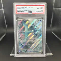 2025 Pokemon Journey Together Articuno #161 IR EN Graded PSA 8.5 - Image 1