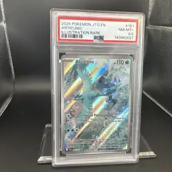 2025 Pokemon Journey Together Articuno #161 IR EN Graded PSA 8.5 - Image 4
