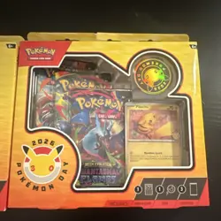 Pokemon TCG Pokemon Day 2026 Collection Box Lot of 2 (6 Total packs) - Image 3