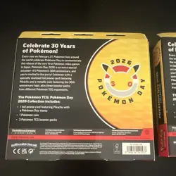 Pokemon TCG Pokemon Day 2026 Collection Box Lot of 2 (6 Total packs) - Image 4