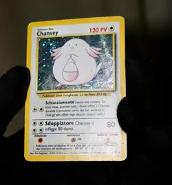 Pokemon Chansey Holo 3/102 Base Set Italian WOTC Vintage NM - Image 4