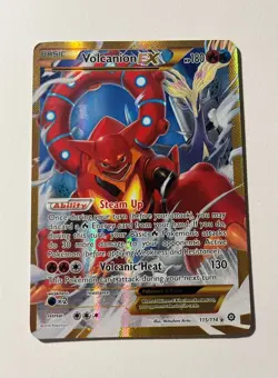 Volcanion EX 115/114 - XY Steam Siege - Pokemon TCG - Secret Rare - Image 1