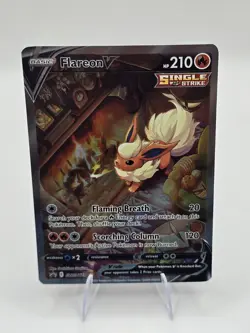 Flareon V SWSH179 SWSH: Sword & Shield Black Star Promo Holo Alt Art Pokemon NM - Image 3