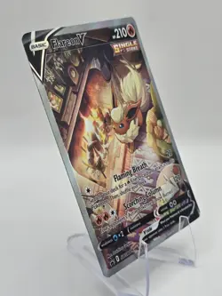 Flareon V SWSH179 SWSH: Sword & Shield Black Star Promo Holo Alt Art Pokemon NM - Image 5