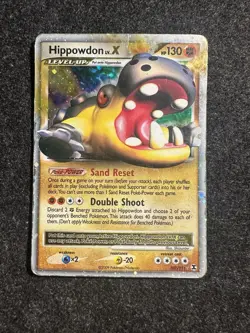 Hippowdon Lv. X Holo Pokemon Rising Rivals 2009 #107 - Image 1