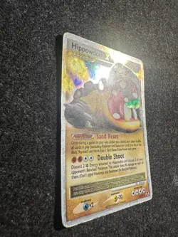 Hippowdon Lv. X Holo Pokemon Rising Rivals 2009 #107 - Image 5