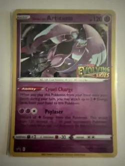 Galarian Articuno SWSH123 Prerelease Promo Holo Near Mint Evolving Skies Promo - Image 1