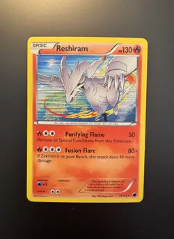 Pokemon TCG - Reshiram 17/116 Plasma Freeze Holo 2013 - LP - Image 1