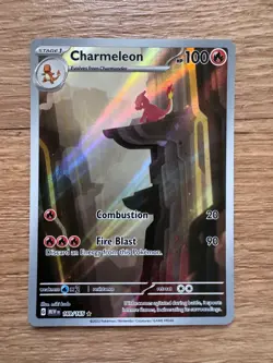 Charmeleon 169/165 Pokemon TCG 151 Illustration Holo Rare English - Image 1