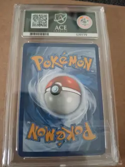 POKEMON TCG CELEBI AMAZING RARE 009/185 2020 VIVID VOLTAGE ACE 9 GRADED CARD - Image 3