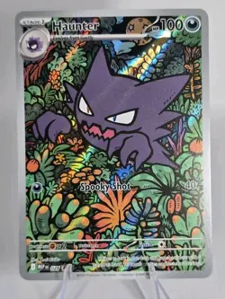 Haunter 027 Me: Mega Evolution Black Star Promo Holo Full Art Pokemon - NM - Image 1