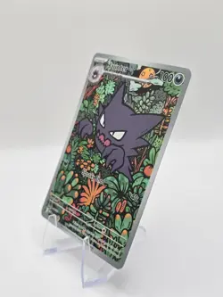 Haunter 027 Me: Mega Evolution Black Star Promo Holo Full Art Pokemon - NM - Image 3