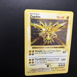 Zapdos 16/102 Holo Rare 1999 Base Set (Shadowless) Pokemon English WOTC HP - Image 4