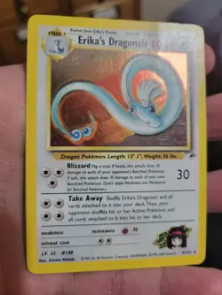Erika's Dragonair 4/132 Gym Heroes Holo Pokemon MP see pics - Image 2