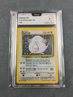 [PCA 9] Carte Pokemon Leveinard Chansey Base Set 3/102 Holo Wizards 1999 English - Image 3