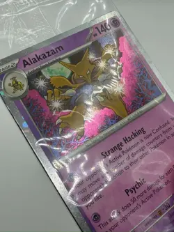 Pokemon Alakazam 082/167 SEALED Cosmos Holo Blister Exclusive TCG Card English - Image 3
