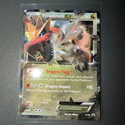 Tyrantrum EX XY70 - XY Black Star Promos Promo Pokemon TCG - M/LP Card - Image 1
