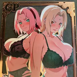 Goddess Story Gold METAL Card - Serial Number #/200! Anime Waifu Bikini *READ** - Image 2