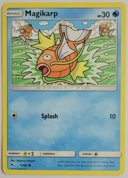 MAGIKARP 15/68 COMMON HIDDEN FATES POKEMON NM - Image 1