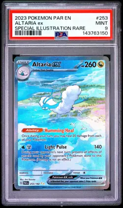 Altaria EX 253/182 Special Illustration Rare Pokemon PSA 9 *150 - Image 1