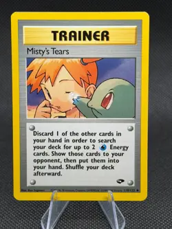 Misty's Tears 118/132 - Pokemon TCG Gym Challenge Unlimited LP - Image 1