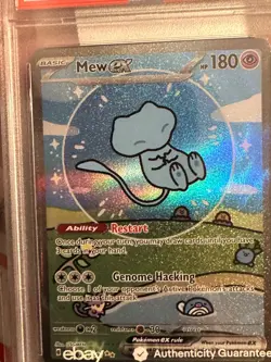 2024 POKEMON PAF EN-PALDEAN FATES #232 MEW ex SPECIAL ILLUSTRATION RARE PSA 10 - Image 4