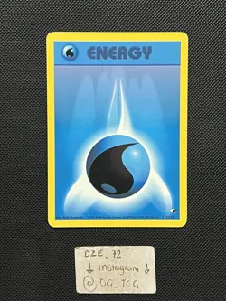 Pokemon GYM Heroes - Water Energy - 132/132 - Unlimited Edition - NM/VLP - Image 1