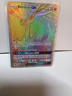 2018 Pokemon Sun & Moon - Forbidden Light Xerneas-GX 139/131 NM NO DMG - Image 1