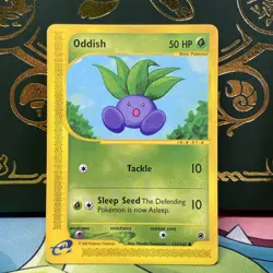 Oddish 122/165 Common Expedition Base Set Pokemon LP - Image 1