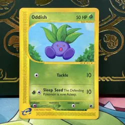 Oddish 122/165 Common Expedition Base Set Pokemon LP - Image 3