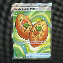 Buddy-Buddy Poffin 167/132 Pokemon Mega Evolution Ultra Rare Near Mint - Image 3