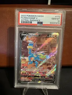 2022 Pokemon Astral Radiance Machamp 172/189 PSA 10 - Image 1