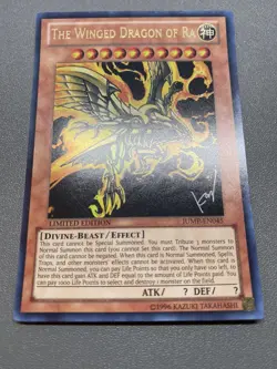 Yugioh The Winged Dragon Of Ra Limited Edition Ultra Rare JUMP-EN045 HP - Image 1