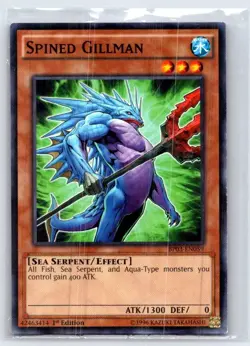 Spined Gillman Rare Battle Pack 3: Monster League BP03-EN059 LP - Image 1