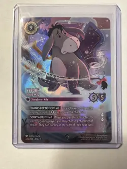Disney Lorcana - Winterspell: Eeyore - In the Way (Enchanted) 226/204 - Image 1