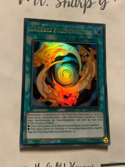GROßERE POLYMERISATION - 1. AUFLAGE BLVO-DE087 DEUTSCH Yu Gi Oh! CARD ULTRA RARE - Image 3