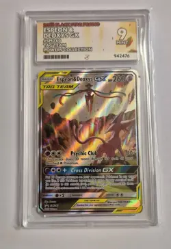 Espeon Deoxys GX Black Star Promo Pokemon TCG Card SM240 ACE 9 - Image 1