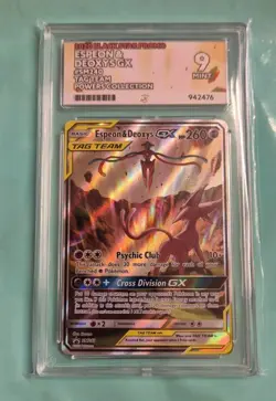 Espeon Deoxys GX Black Star Promo Pokemon TCG Card SM240 ACE 9 - Image 3