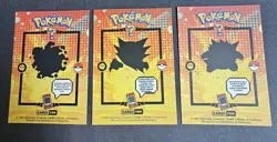 GASTLY X HAUNTER X GENGAR LOT - POKEMON KANTO CARDS TOP POKEDEX CCG FOIL - Image 2