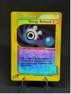 Energy Removal 2 Reverse Holo 140/165 Expedition Pokemon TCG Card HP - Image 1