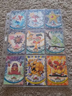 Pokemon Full Set of 72 TV Animation Series 3 Cards from Topps 2000. - Image 1