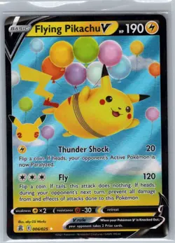 Flying Pikachu V 006/025 Celebrations - Pokemon Card - NM - Image 1
