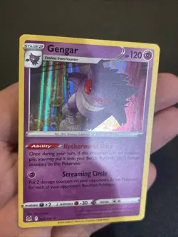 Pokemon Card Gengar 066/196 Lost Origin Holo Rare 2022 NM-Mint - Image 2