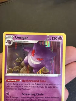 Pokemon Card Gengar 066/196 Lost Origin Holo Rare 2022 NM-Mint - Image 3