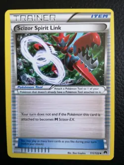 Scizor Spirit Link Trainer Card 111/122 Breakpoint MINT Condition - Image 1