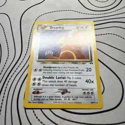 Pokemon TCG Ursaring Neo Discovery 34/75 lp Vintage WOTC Rare - Image 2