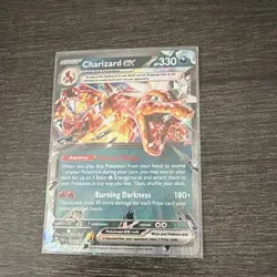 Pokemon Charizard ex 054/091 SV04 Double Rare Holo 330 HP Card - Image 1