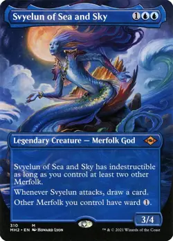 Svyelun of Sea and Sky (Borderless) Modern Horizons 2 Foil - Image 1