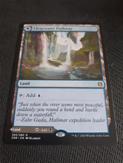 Clearwater Pathway / Murkwater Pathway - Zendikar Rising - NM - Rare - Land - Image 1