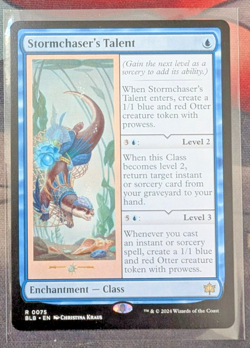 2024 MAGIC: THE GATHERING BLOOMBURROW #0075 STORMCHASER'S TALENT - Image 1